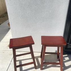 Wooden stools