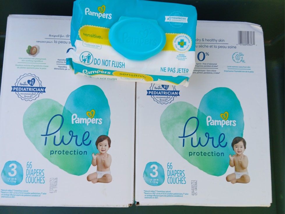 Pampers Pure Protection W/wipes