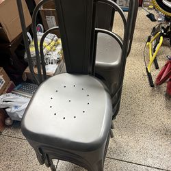 Vintage Steel Side Chairs