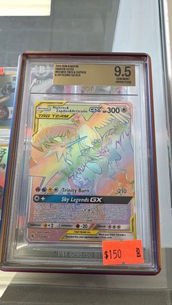 Moltres & Zapdos & Articuno GX SCR BGS 9.5