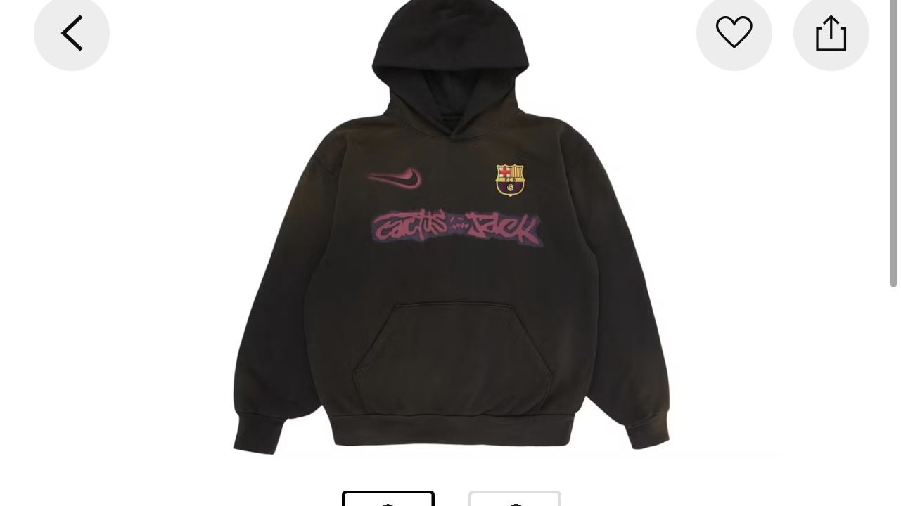 Cactus Jack- Barcelona T Shirt and hoodie- Travis Scott