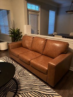Carmel Leather 3-Seat Sofa