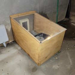Outside Litter Box