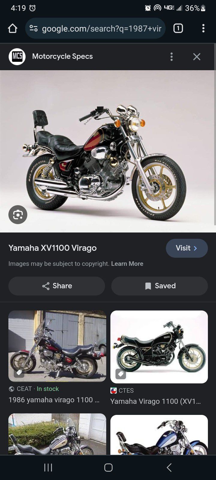 87 Yamaha Virago