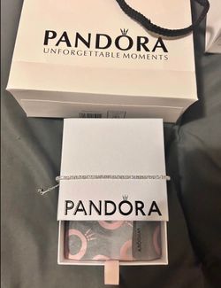 Pandora Cuban bracelet and tennis