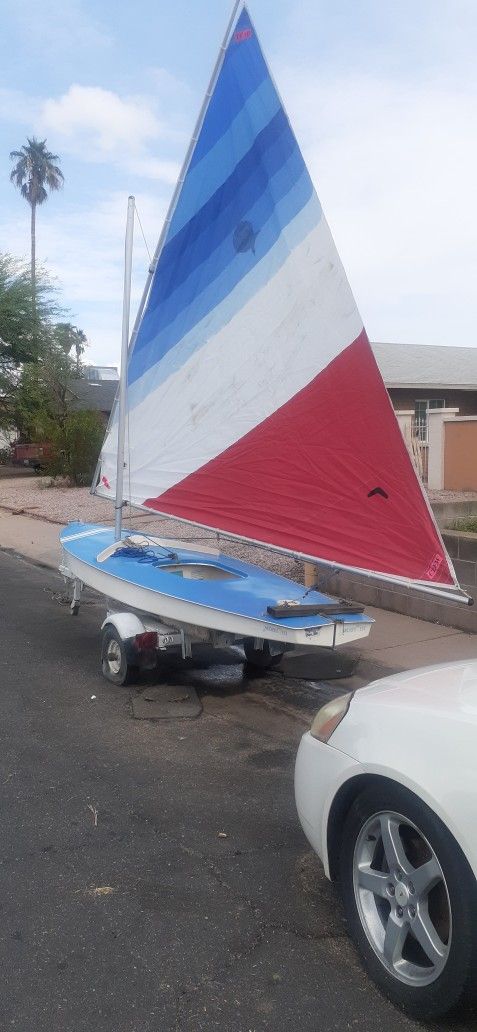 AMF ALCORT Sunfish Sailboat