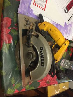Dewalt 7 1/4 circular saw