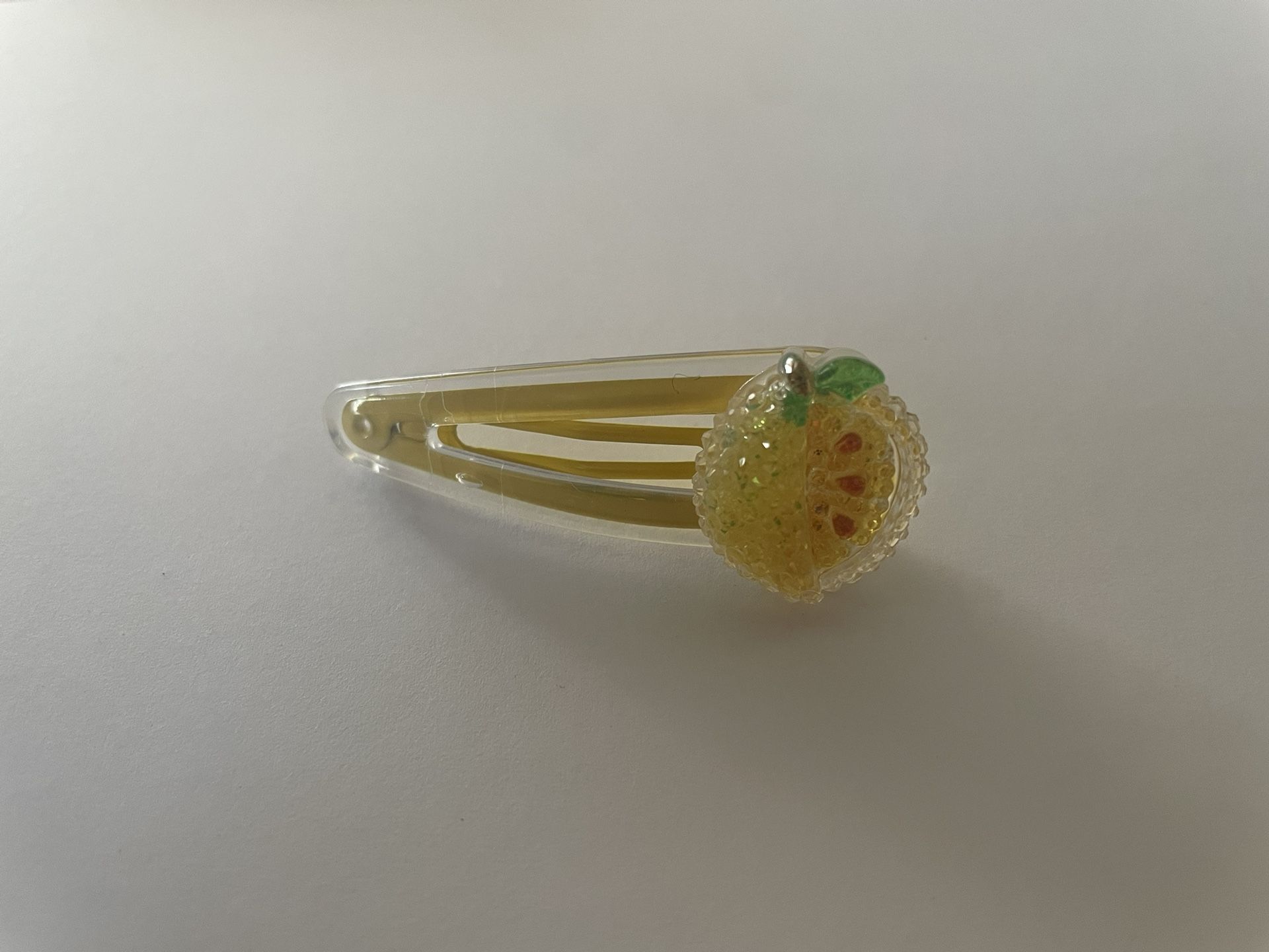Lemon Hair Clip Limited Edition Hand Made