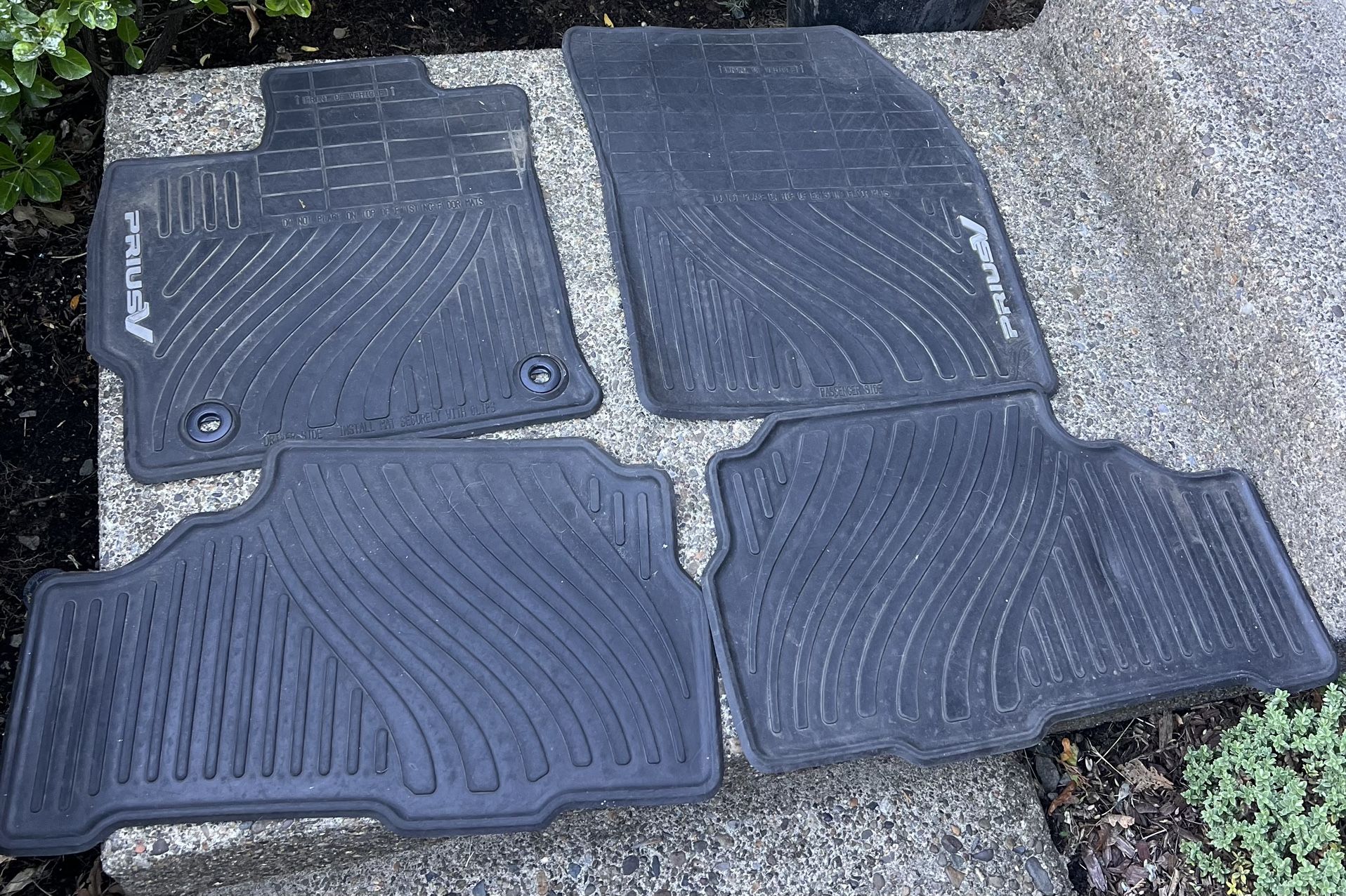 OEM Toyota Prius V Floor Mats