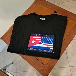 T-SHIRT 100% CUBAN-AMERICAN