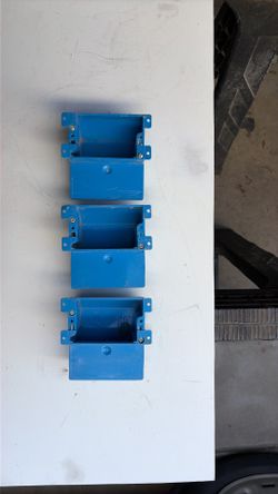 3 shallow pan single gang remodel boxes