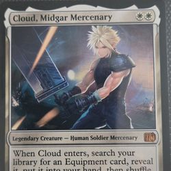Cloud, Midgar Mercenary Regular Final Fantasy Magic The Gathering
