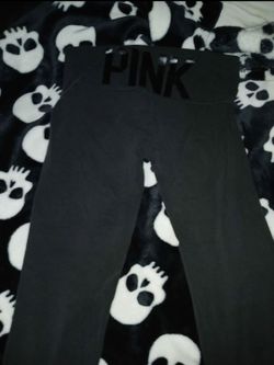 Y2K VINTAGE VS PINK FOLDOVER YOGA/LEGGINGS PANTS CAPRI SIZE S