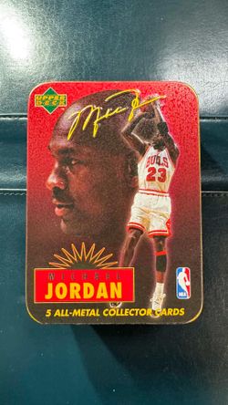 1996 Upper Deck Michael Jordan All-Metal Collector Cards