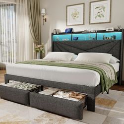 Queen bed frame