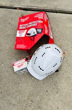 Milwaukee Bolt White Type C Class C Safety Helmet