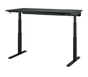STAND UP ELECTRIC DESK ikea Mittzon black  Retail $680