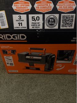 NEW RIDGID shop vacuum