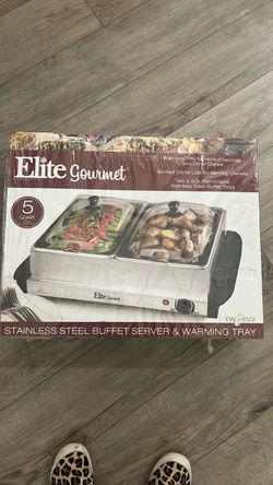 Buffet server and warming tray