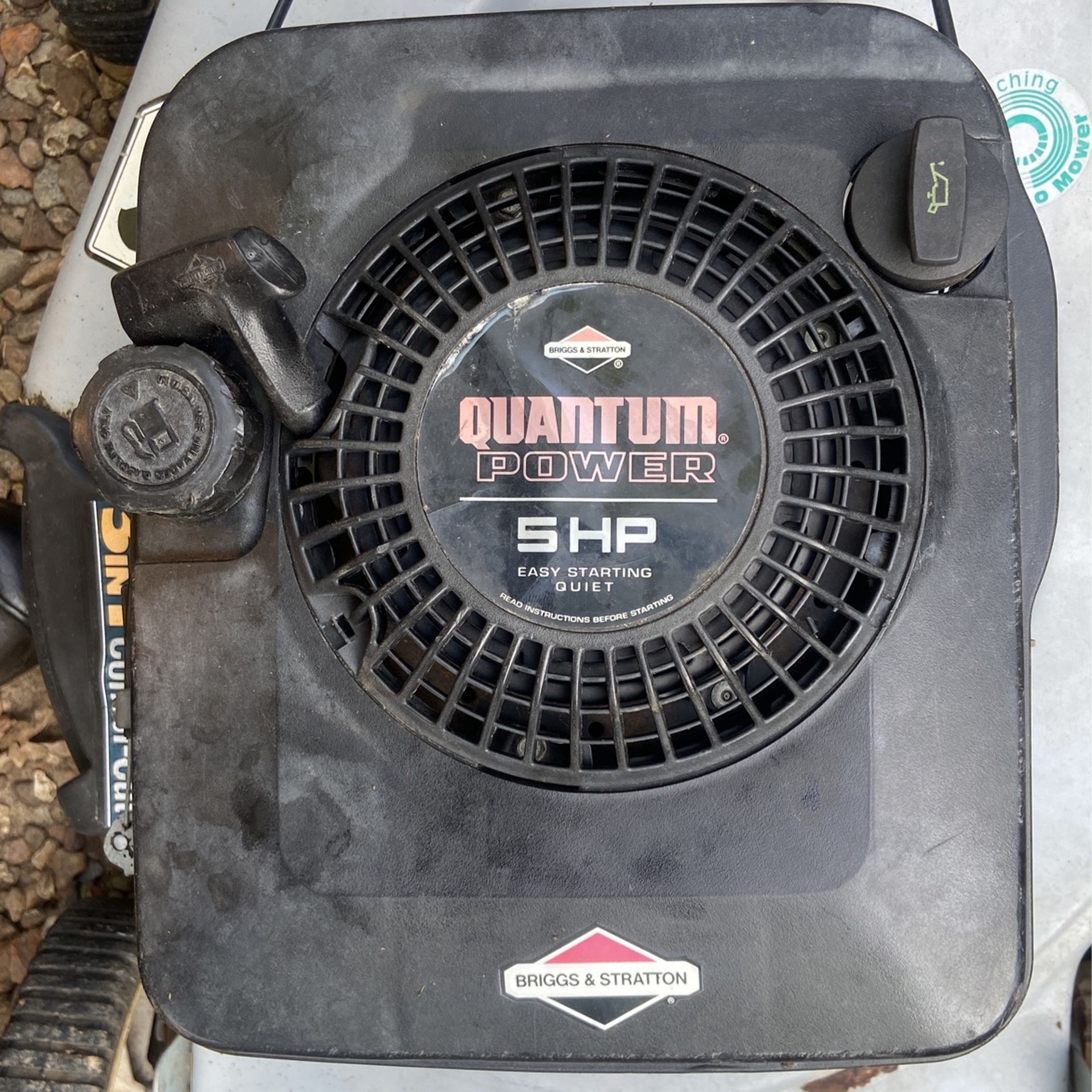 5 Hp Central Park Brigs And Stratton Engine 22” Cut Lawn Mower 