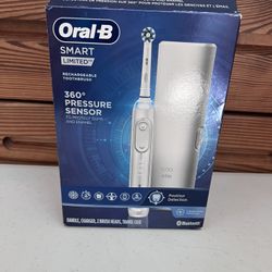Oral- B Smart Limited Electric Toothbrush for adults. Open Box Never User. Tested The Speed Visually And Its Too Fast For Me. 