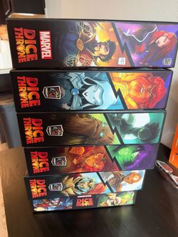 Dice Throne two hero packs + Marvel 4 pack