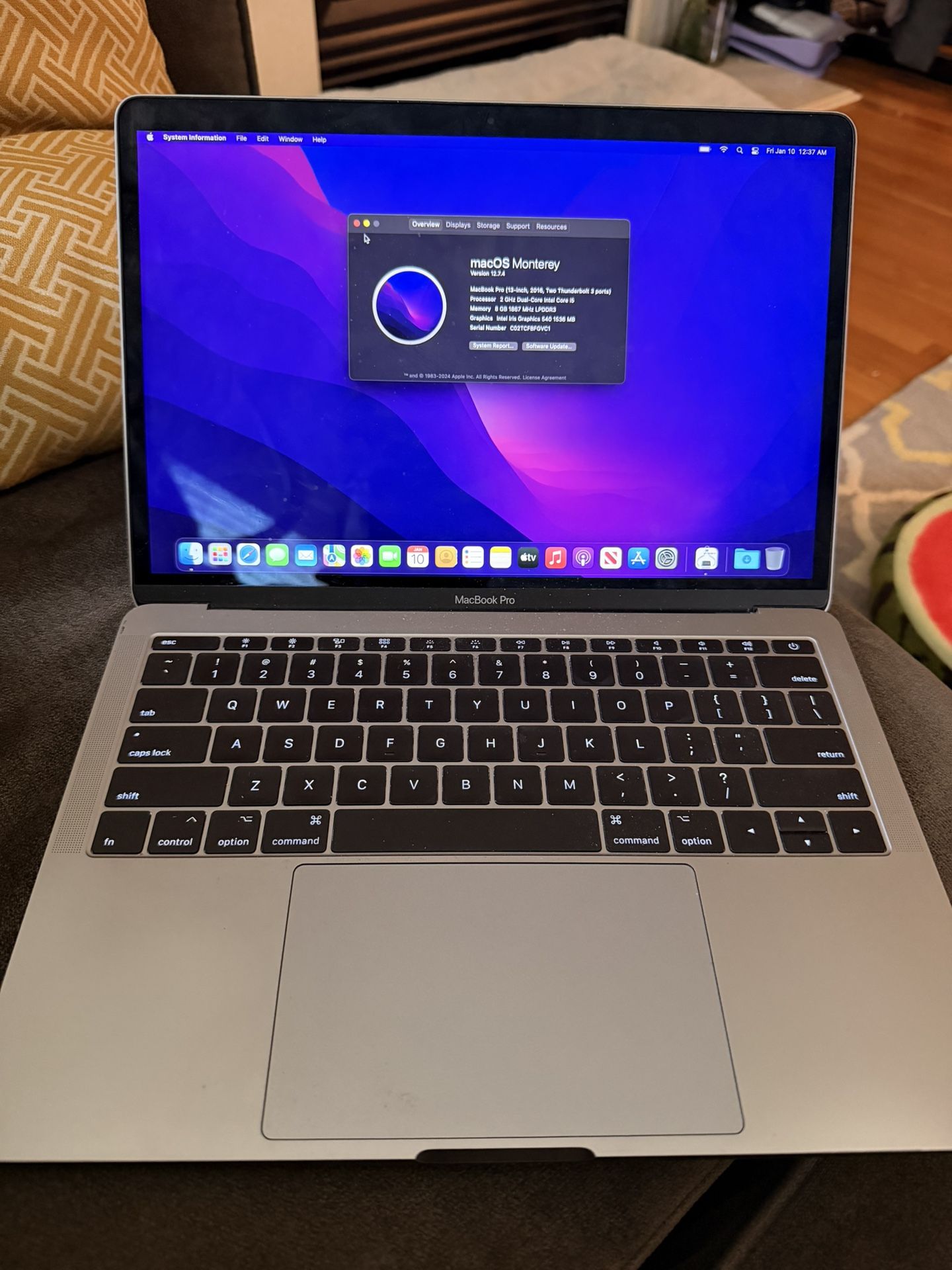 MacBook Pro 13 Inch ~ Late 2016 