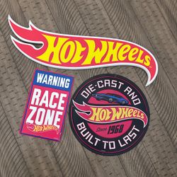 Hot Wheels Metal Wall Signs Set of 3