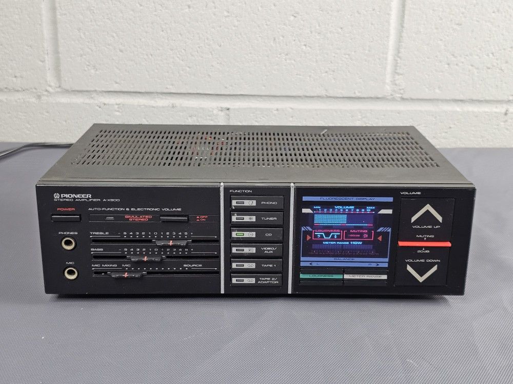 Pioneer Stereo Integrated Amplifier A-X900 In Black - Powerful Audio Performance
