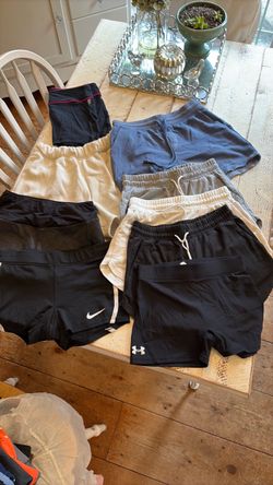 9 Pair of Shorts, Size Small All for $25