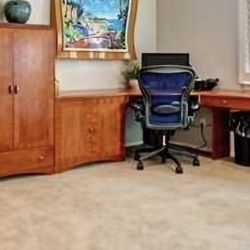 Sligh Brand Wood Office Desk Set