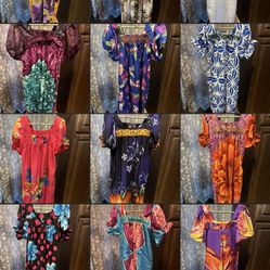 Lots Of Hawaiian Style Dresses, Skirts