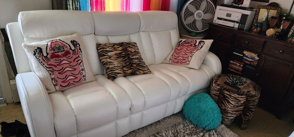 Leather Sofa & Love Seat