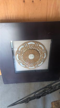Jade plate Shadowbox