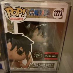Red hawk luffy one piece 1273 funko pop new