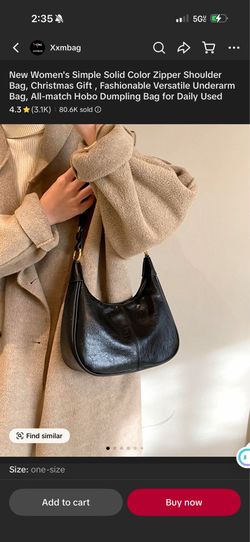 Leather shoulder bag