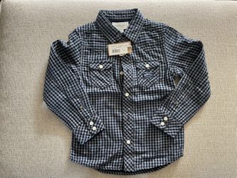 Brand New Boy Diesel Button Down Shirt Size XXS