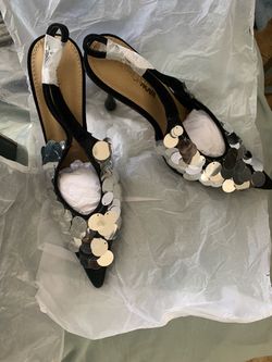 Fashion Nova Sequin Slingback Heels