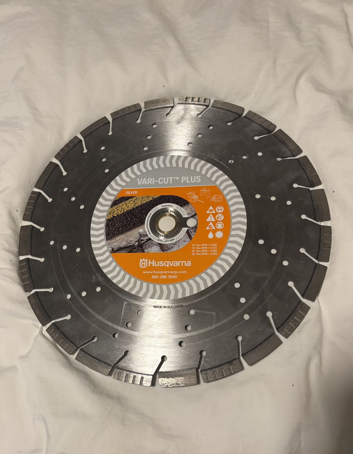 Two Husqvarna 14” Multi Purpose Saw Blades (NEW)