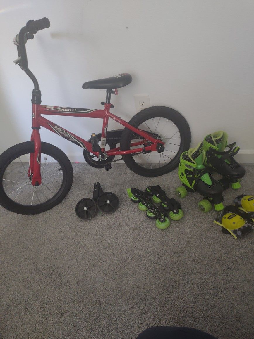 Kids Bikes/Skates For $85.00 Or Best Offer