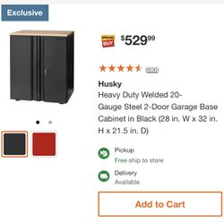 Husky Garage 2 Door Cabinet 