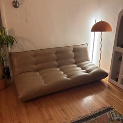 Recycled Leather Greta Sleeper Sofa (Urban Outfitters)