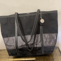 Coach Black Tote Bag