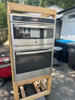 GE microwave and oven combo