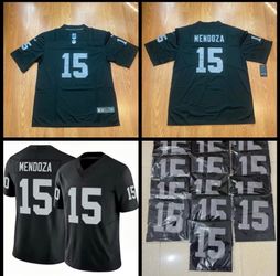 Brand New Stitched Mendoza #15 jersey$50 each
