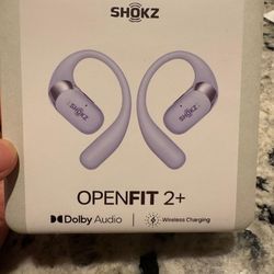 shokz open fit 2+ (Purple)