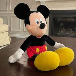Vintage Applause Mickey Mouse Mickey and Pals Plush Stuffed Animal 19” long DM