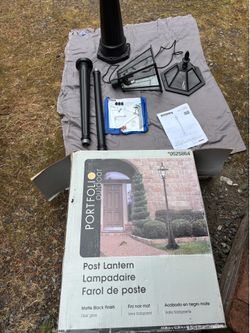 Electric outdoor  lamp/Post Lantern 7+ feet tall