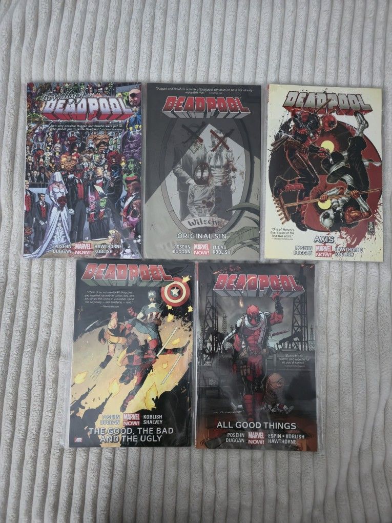 Deadpool Comic Book Lot of 5