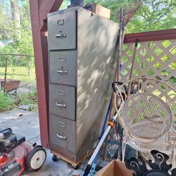Four Drawer File Cabinet 